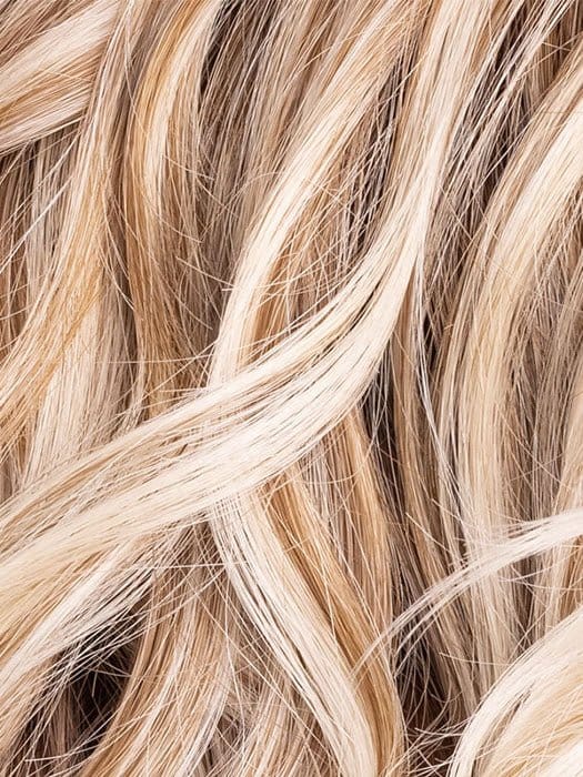 Pearl Blonde Rooted | Pearl Platinum, Dark Ash Blonde, and Medium Honey Blonde mix