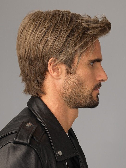 Edge Men's Synthetic Lace Front Wig by HIM | Mono Crown - Wig Studio 1