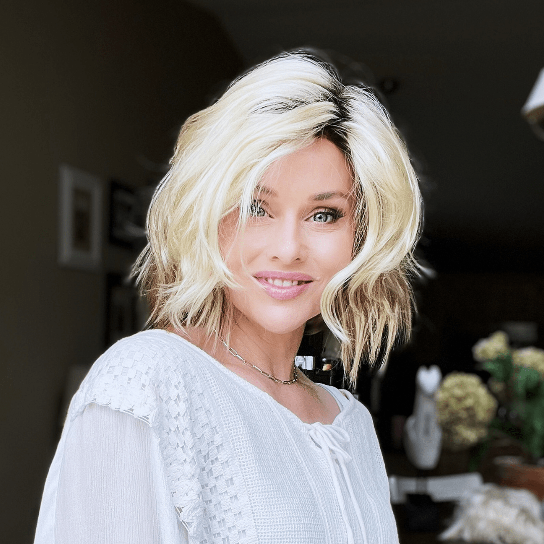 Ella Synthetic Lace Front Wig by Rene of Paris | Mono Part - Wig Studio 1