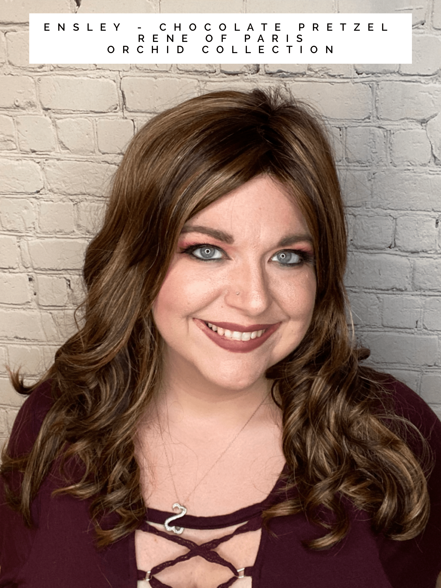 Ensley Synthetic Lace Front Wig by Rene of Paris | Mono Part - Wig Studio 1