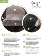 Erica by Envy | Human Hair/Heat Friendly Synthetic Blend Wig - Wig Studio 1