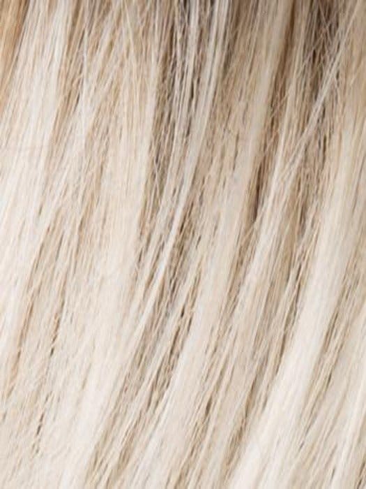 LIGHT CHAMPAGNE ROOTED | Pearl Platinum,mixed w/ light Blonde and medium Brown