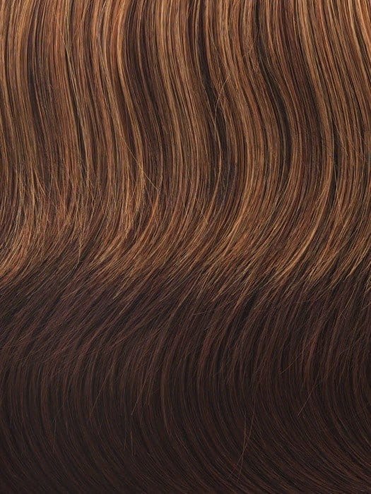 R3329S GLAZED AUBURN (Rich Dark Reddish Brown with Pale Peach Blonde highlights)