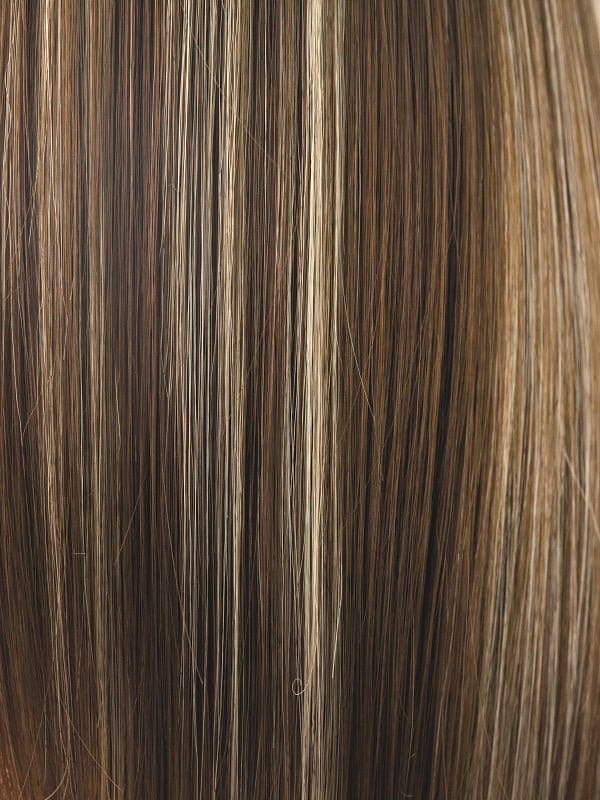ICED-MOCHA | Medium Brown blended with Light Blonde highlights