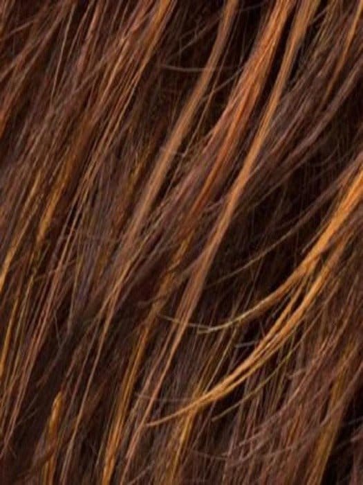 Hazelnut Rooted | Medium Brown base with  Medium Reddish Brown and Copper Red highlights and Dark Roots