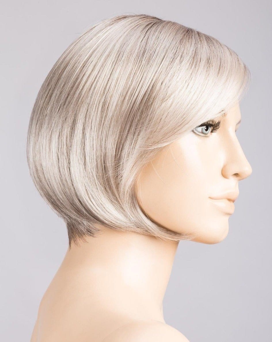 SILVER BLONDE ROOTED | Pure silver white blended with light ash blonde