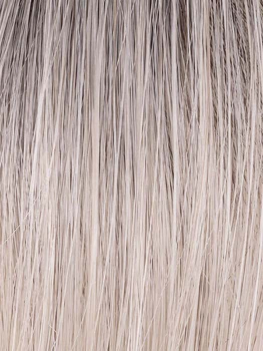 PEARL-ROOTED | Pearl Platinum and Dark Ash Blonde with Grey Blend and Shaded Roots