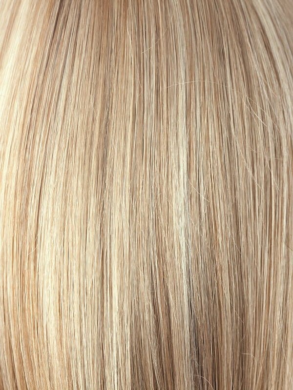 SUGAR-CANE | Platinum Blonde and Strawberry Blonde evenly blended base with Light Auburn highlight
