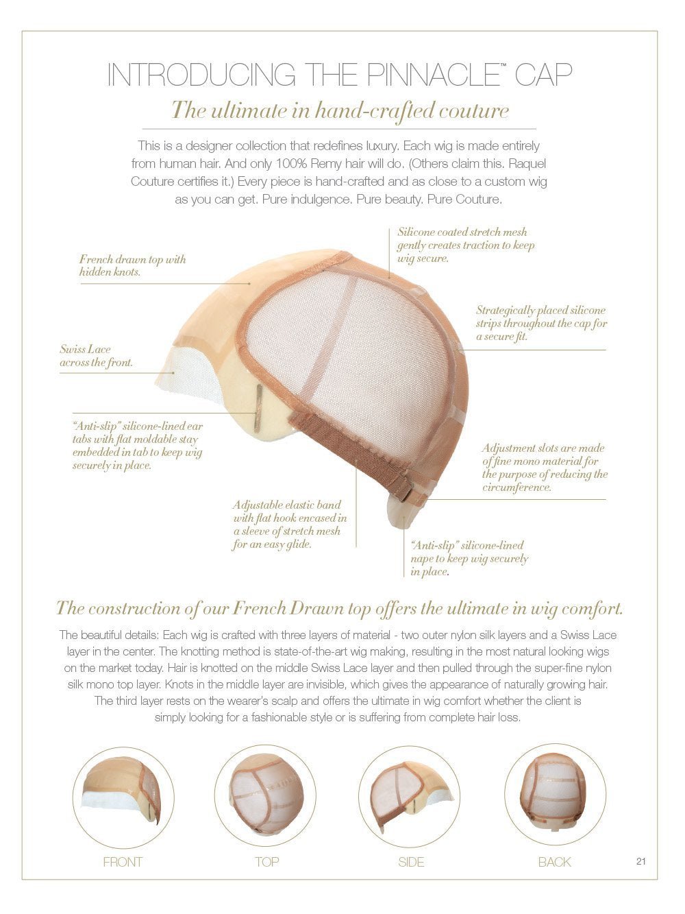 Glamour and More by Raquel Welch | Remy Human Hair Lace Front Wig | Hand Tied - Wig Studio 1