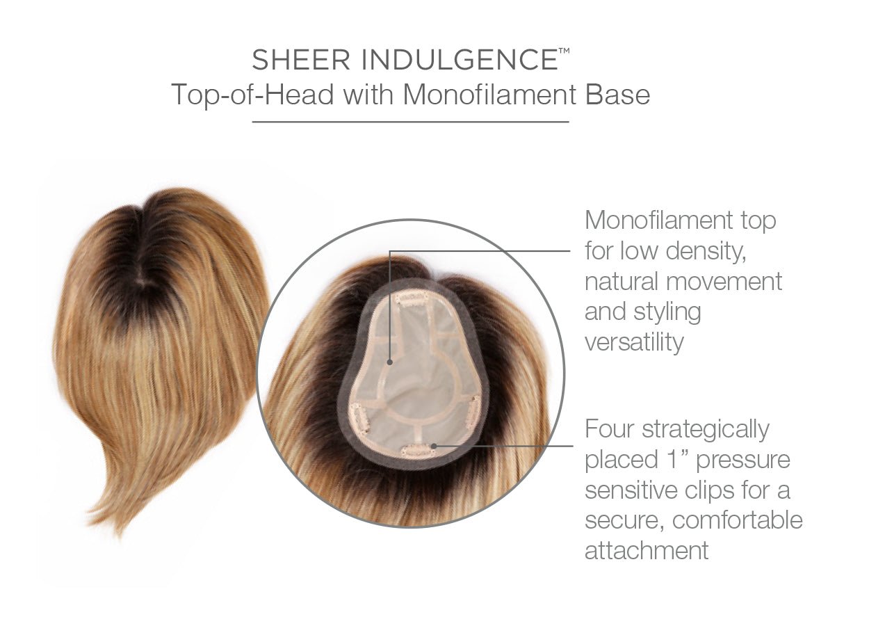 Go All Out 10" | HF Hair Topper by Raquel Welch | Mono Top - Wig Studio 1