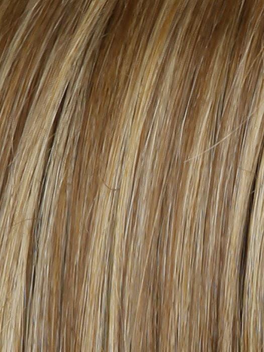 RL14 22SS SHADED WHEAT Dark Blonde Evenly Blended with Platinum Blonde and Dark Roots