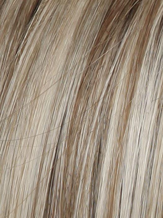 RL19 23SS SHADED BISCUIT Light Ash Blonde Evenly Blended with Cool Platinum Blonde and Dark Roots