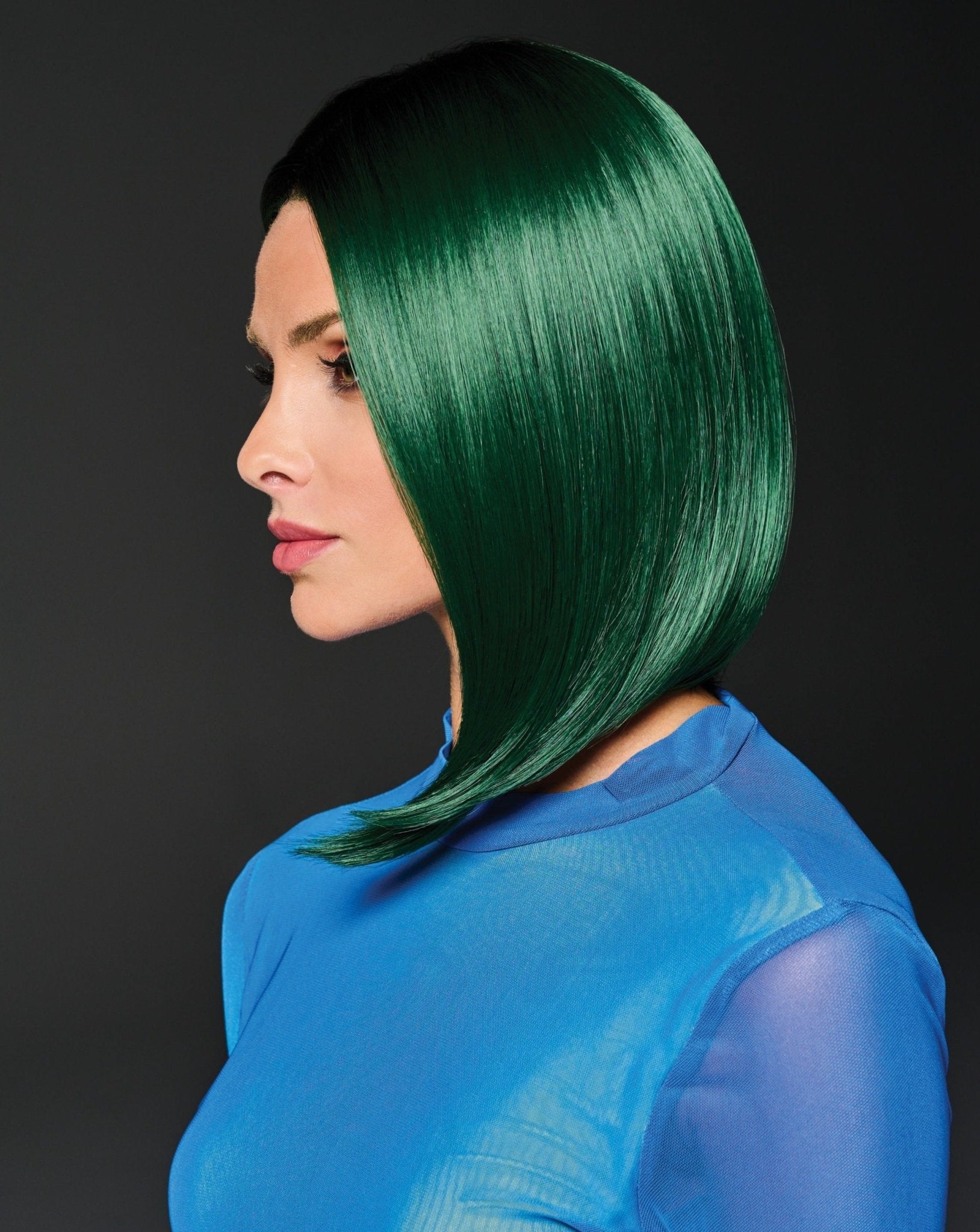 Green IRL | HF Synthetic Lace Front Wig | Mono Part - Wig Studio 1