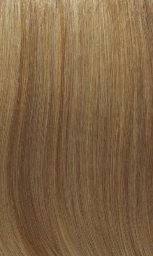 25H | Golden blonde highlighted blend with subtle hints of strawberry