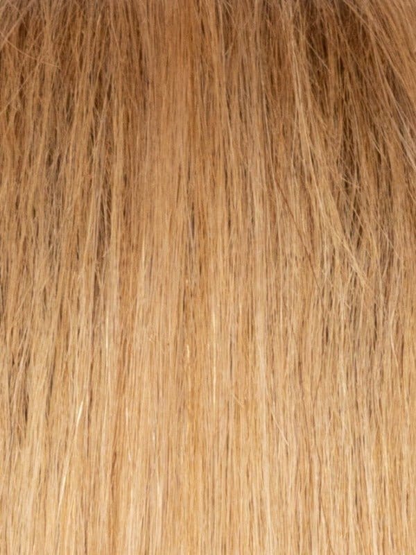 Sandy Blond-R | This is a stunning shade with a darker blond root which is blended to perfection. A blond full of multi-tonal shades, cream, honey, ash, and toffee, appearing throughout