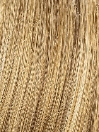LIGHT BERNSTEIN ROOTED | Light Auburn, Light Honey Blonde, and Light Reddish Brown blend and Dark Roots