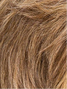 BERNSTEIN ROOTED | Light Brown Base with Subtle Light Honey Blonde and Light Butterscotch Blonde Highlights and Dark Roots