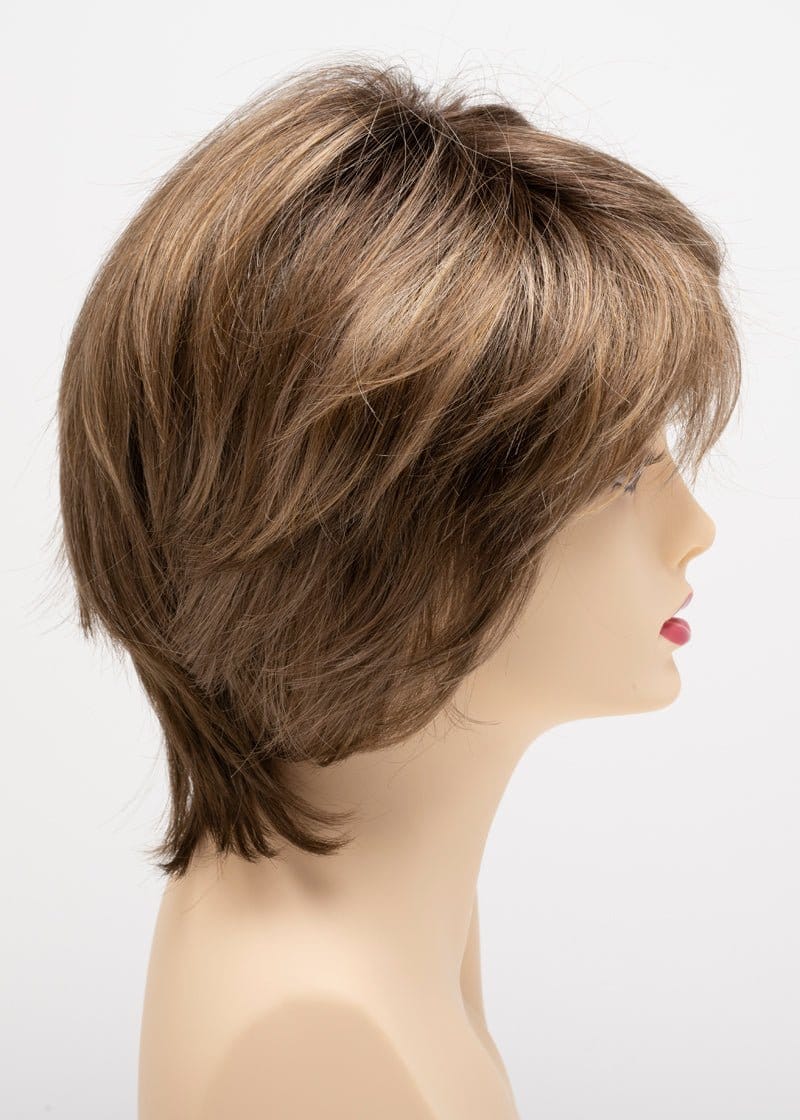 Toasted Sesame | Chocolate brown roots with a toasted brown and wheat blonde blend