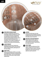 Joy by Envy | Synthetic Lace Front Wig | Mono Part - Wig Studio 1