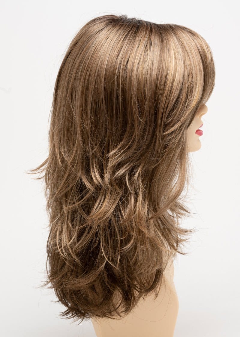 Toasted Sesame | Chocolate brown roots with a toasted brown and wheat blonde blend
