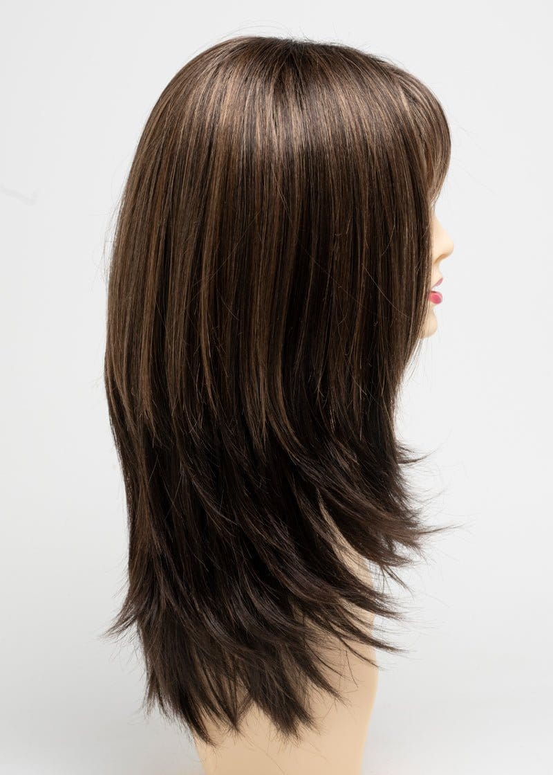Amaretto & Cream | Sable brown roots with sable brown complimented with honey blonde highlights