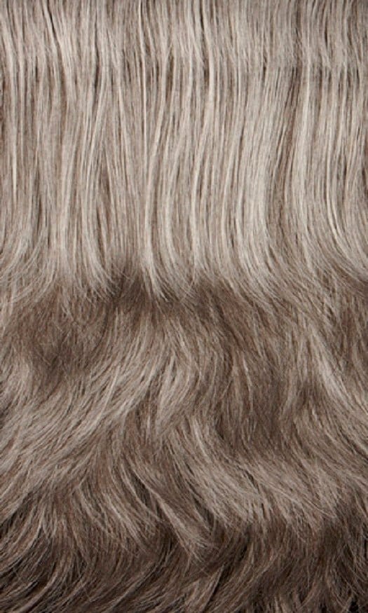 44H | Medium brown mixed with 50% grey on top and 25% grey in back