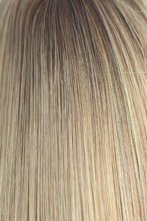 Moonlight Blonde R | Dk Blonde rooted with blended of Dark Ash Blonde and Light Blonde