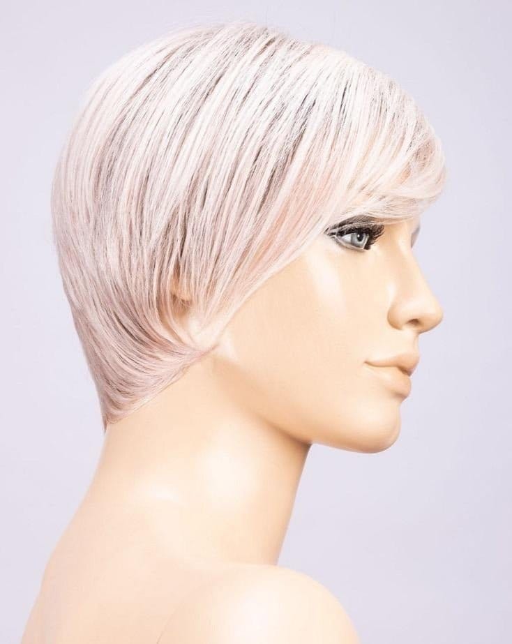 PASTEL ROSE ROOTED | Pink and Pearl Blonde Blend with Light Brown Roots
