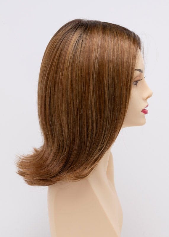 Creamed Coffee | Sable brown roots with chocolate brown blended with warm cinnamon and blonde latte