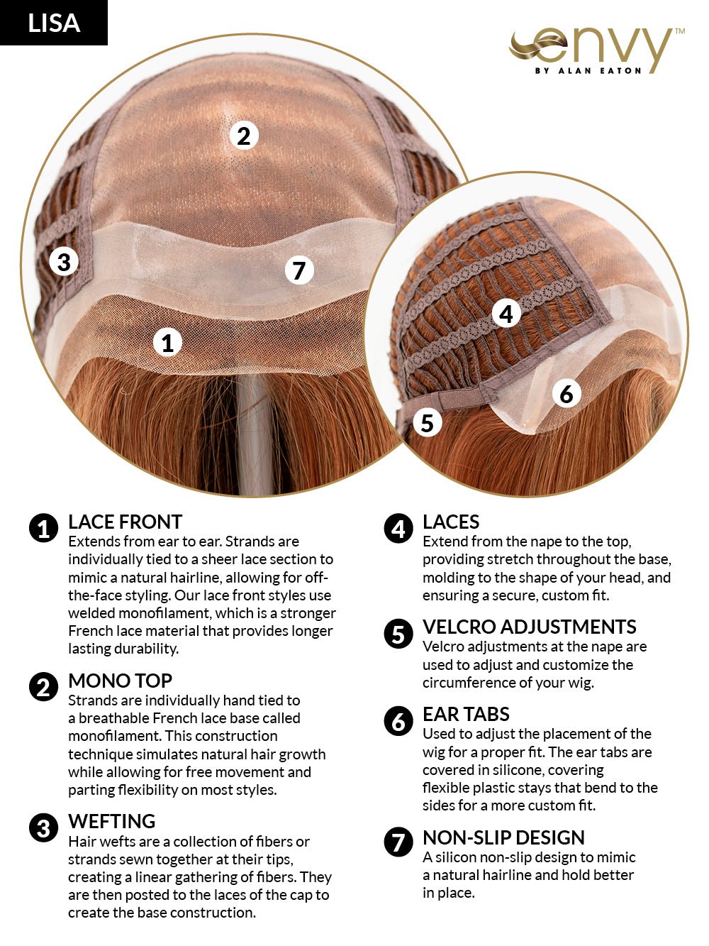 Lisa by Envy | Human Hair/Heat Friendly Synthetic Blend Wig - Wig Studio 1