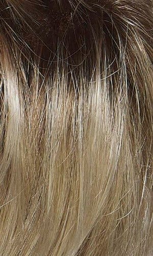 10/613GR | Light ash blonde with platinum blonde highlights and medium brown roots