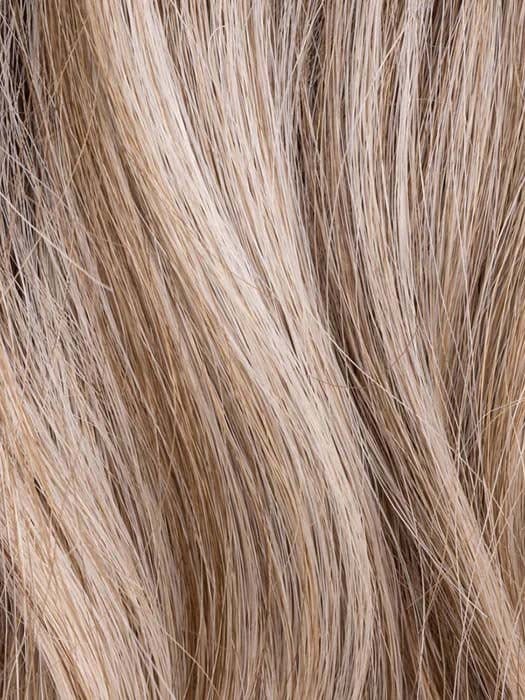 PEARL-BLONDE-ROOTED | Pearl Platinum Blended with Light Strawberry Blonde and Lightest Golden Blonde with Shaded Roots