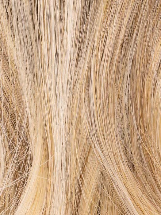 SANDY-BLONDE-ROOTED | Light and Lightest Golden Blonde with Light Strawberry Blonde Blend and Shaded Roots