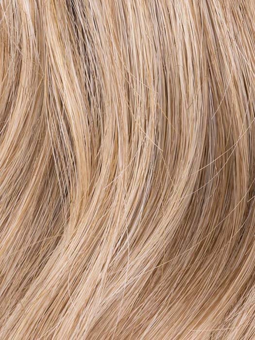 CHAMPAGNE-ROOTED | Medium Blonde and Lightest Golden Blonde with Lightest Ash Blonde Blend and Shaded Roots