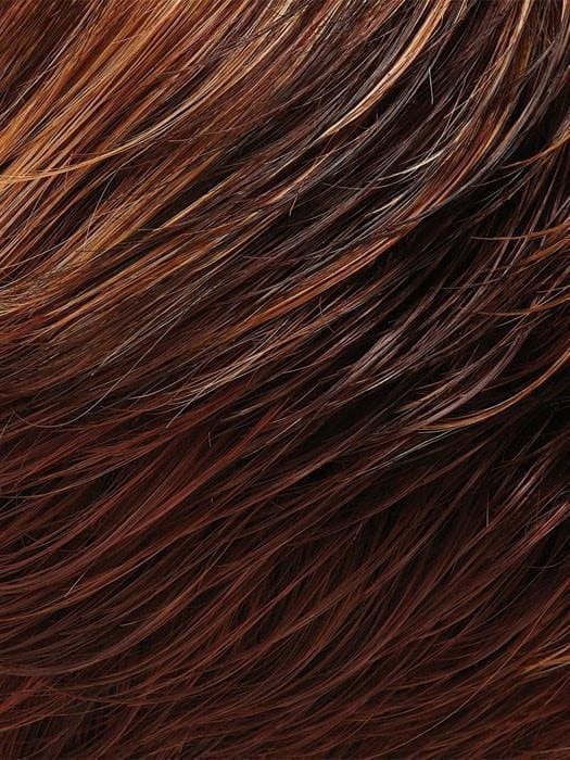 32F | Cherry Crème | Med Red & Med Red-Gold Blonde Blend w/ Med Red Nape