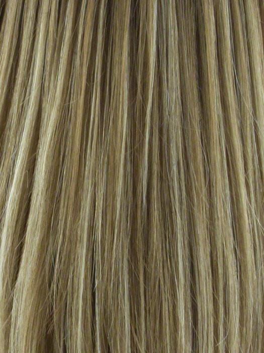 NUTMEG R | Rooted Dark Honey Brown Base with Platinum Blonde Highlights