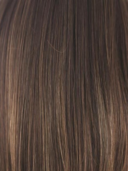 COFFEE LATTE R | Dark Root, Dark Brown base with 50/50 of Med Choc Brn + Med Golden Blond
