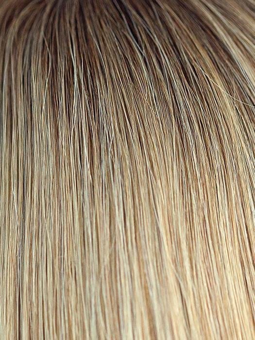 Moonlight Blonde R | A blend of warm medium blonde and cool light blonde with medium brown roots