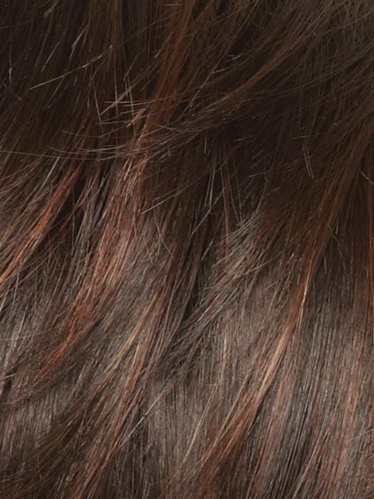 Garnet Glaze | Dark Brown and Dark Auburn base with Medium Auburn and Bright Auburn highlights