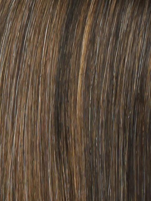 R829S  GLAZED HAZELNUT Rich Medium with Ginger Highlights on Top