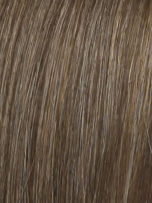 R9F26 MOCHA FOIL Warm Medium Brown with Medium Golden Blonde Highlights Around the Face