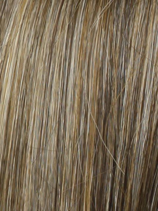 R11S GLAZED MOCHA Warm Medium Brown with Golden Blonde Highlights on Top
