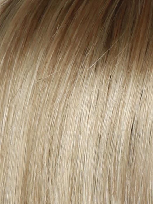 SS14 88 SHADED GOLDEN WHEAT Dark Blonde Evenly Blended with Pale Blonde Highlights and Dark Roots