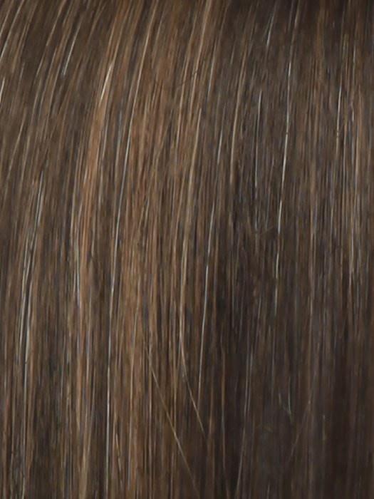 R9S GLAZED MAHOGANY Warm Medium Brown with Ginger Highlights on Top