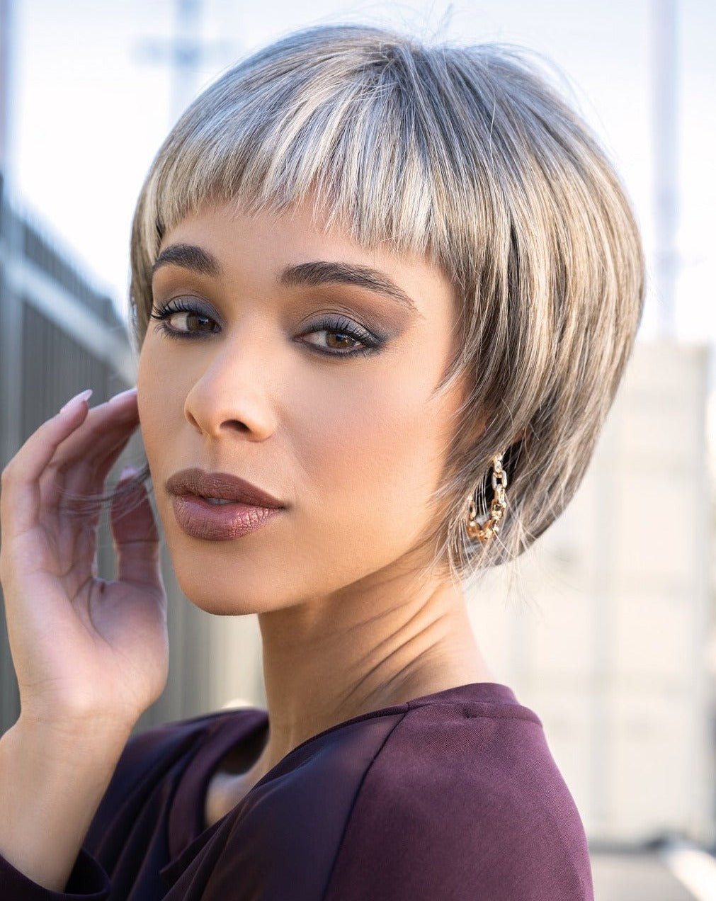 Nell Synthetic Wig by Rene of Paris | Basic Cap - Wig Studio 1