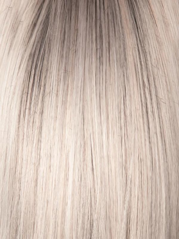 Moonstone | Dark ashy brown root with a blend of gray and light ashy blond highlights