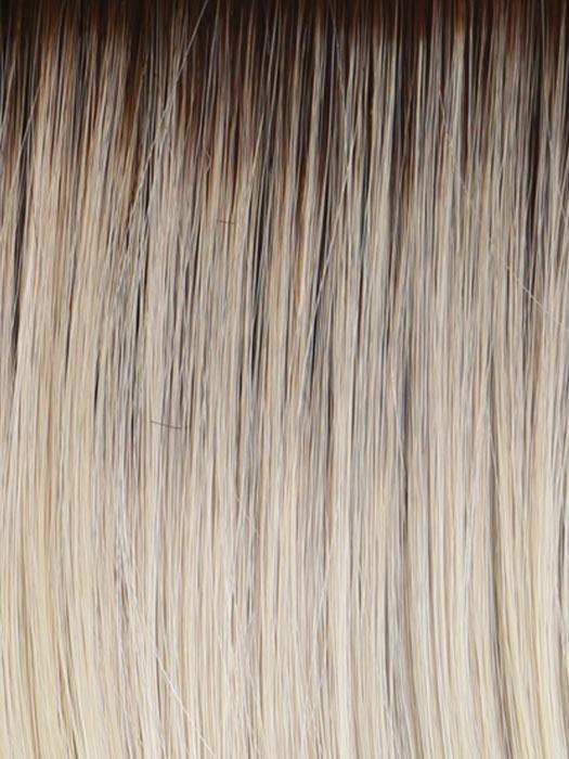 RL613SS | SHADED PLATINUM | Dark Brown roots with Warm Platinum Blonde