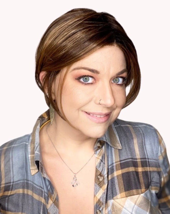 Open Box | Aletta Wig by Ellen Wille | Petite/Average Cap | Chocolate Shaded - Wig Studio 1