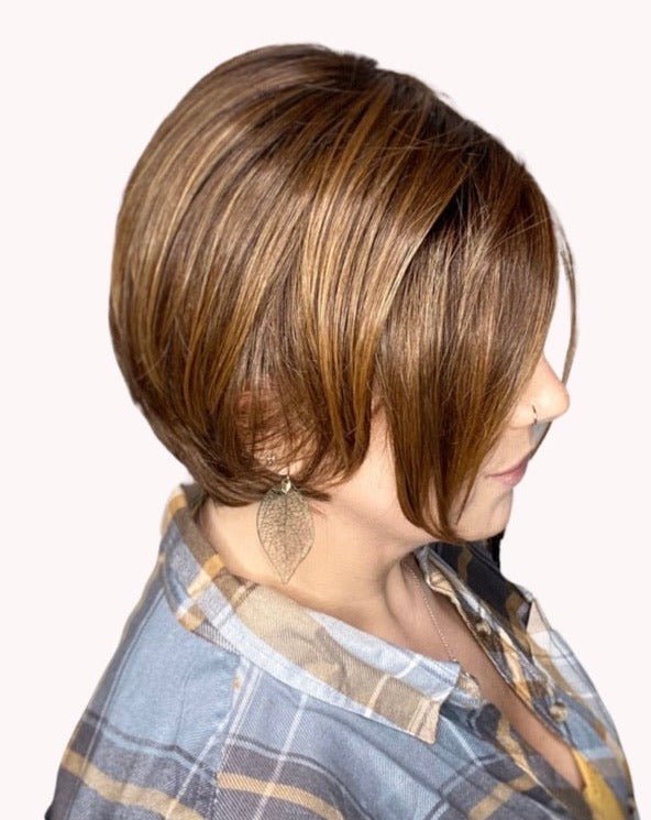 Open Box | Aletta Wig by Ellen Wille | Petite/Average Cap | Chocolate Shaded - Wig Studio 1