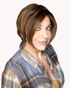 Open Box | Aletta Wig by Ellen Wille | Petite/Average Cap | Chocolate Shaded - Wig Studio 1